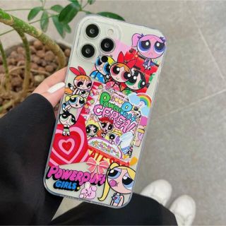 バブルス(Bubbles)のiPhoneケース　バブルス　パワーパフガールズ　パワパフ　iPhoneカバー(iPhoneケース)