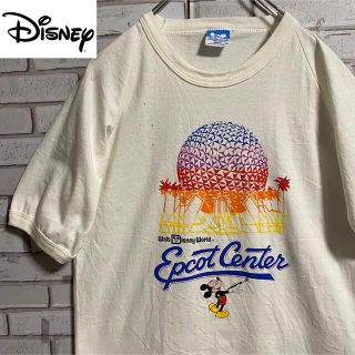 ディズニー(Disney)の90s 古着 ヴィンテージ ディズニー USA製 シングルステッチ ゆるだぼ(Tシャツ/カットソー(半袖/袖なし))