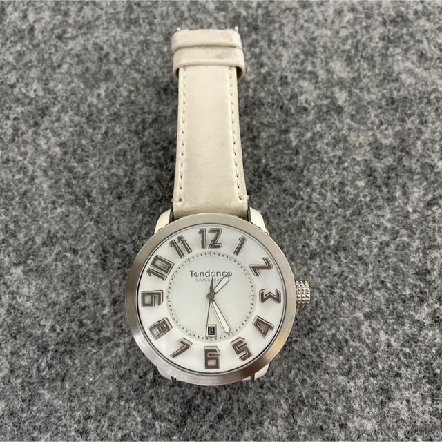 最終値下げ　テンデンス　ホワイト　白　腕時計
