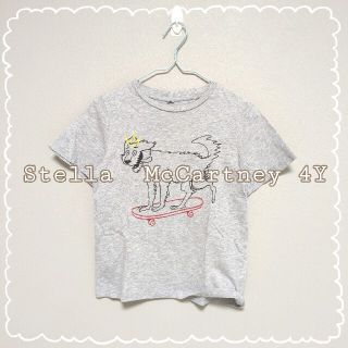 ステラマッカートニー(Stella McCartney)の【USED】Stella  McCartney グレー半袖Tシャツ　4Y(Tシャツ/カットソー)