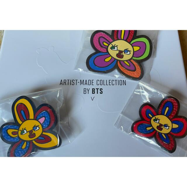 BTS  ARTIST-MADE COLLECTION   花　ブローチ　V