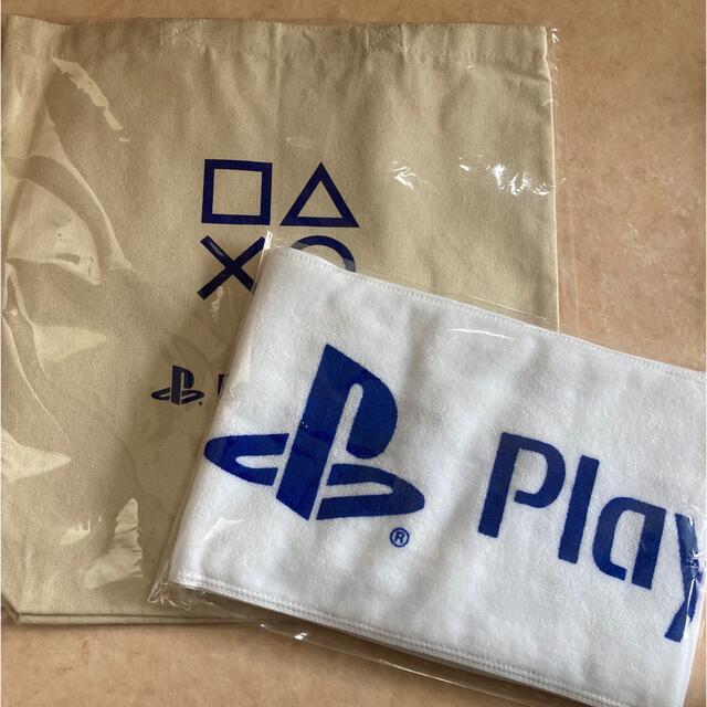 PlayStation(プレイステーション)のPlayStation トートバッグ　マフラータオル エンタメ/ホビーのゲームソフト/ゲーム機本体(その他)の商品写真