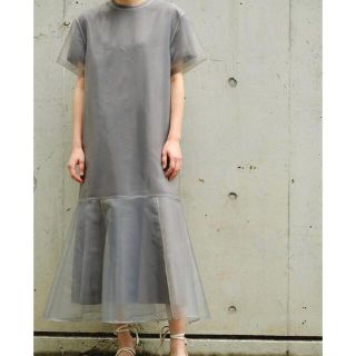 ルシェルブルー(LE CIEL BLEU)の土日値下げ　LE CIEL BLUE Organza Overlay Dress(ロングワンピース/マキシワンピース)