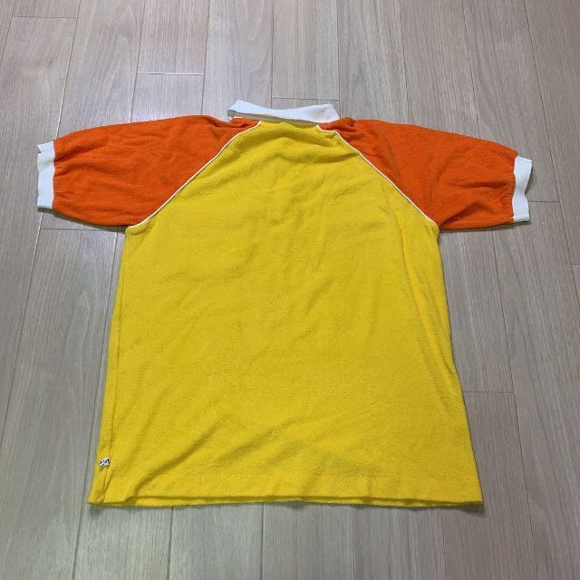 HANG TEN(ハンテン)の即発送 HANG TEN ハンテン メンズ ポロシャツ 半袖 イエロー オレンジ メンズのトップス(ポロシャツ)の商品写真