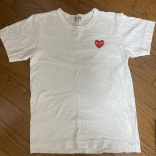 コムデギャルソン(COMME des GARCONS)のコムデギャルソン　ハートロゴTシャツ　半袖　Sサイズ　値下げ(Tシャツ(半袖/袖なし))