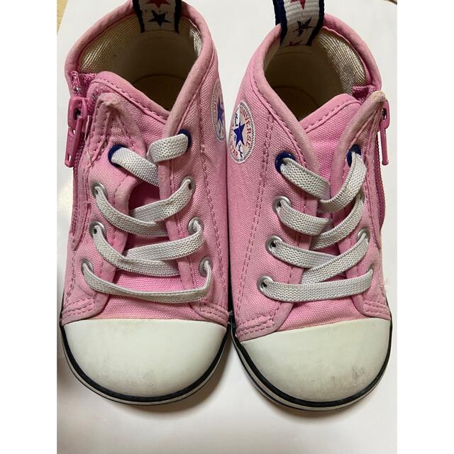 CONVERSE(コンバース)のconverse ピンク　14.5センチ　 キッズ/ベビー/マタニティのベビー靴/シューズ(~14cm)(スニーカー)の商品写真