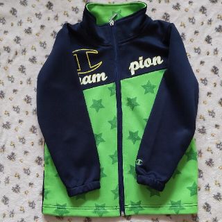 チャンピオン(Champion)の130　Champion　ジャージ　上　ジャケット　星柄　グリーン/ネイビー(ジャケット/上着)