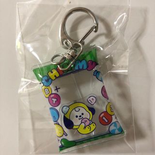 ビーティーイシビル(BT21)のBT21 ☆CHIMMY チミー　　エアふあキーホルダー(アイドルグッズ)