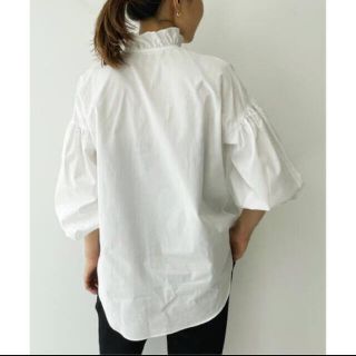 アパルトモンドゥーズィエムクラス(L'Appartement DEUXIEME CLASSE)のL'Appartement Stand Frill Blouse ホワイト(シャツ/ブラウス(長袖/七分))