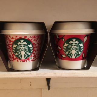 スターバックスコーヒー(Starbucks Coffee)のスタバ クリスマスプリンカップ(容器)