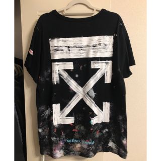 オフホワイト(OFF-WHITE)のOFF-WHITE Galaxy Brushed Tee M(Tシャツ/カットソー(半袖/袖なし))