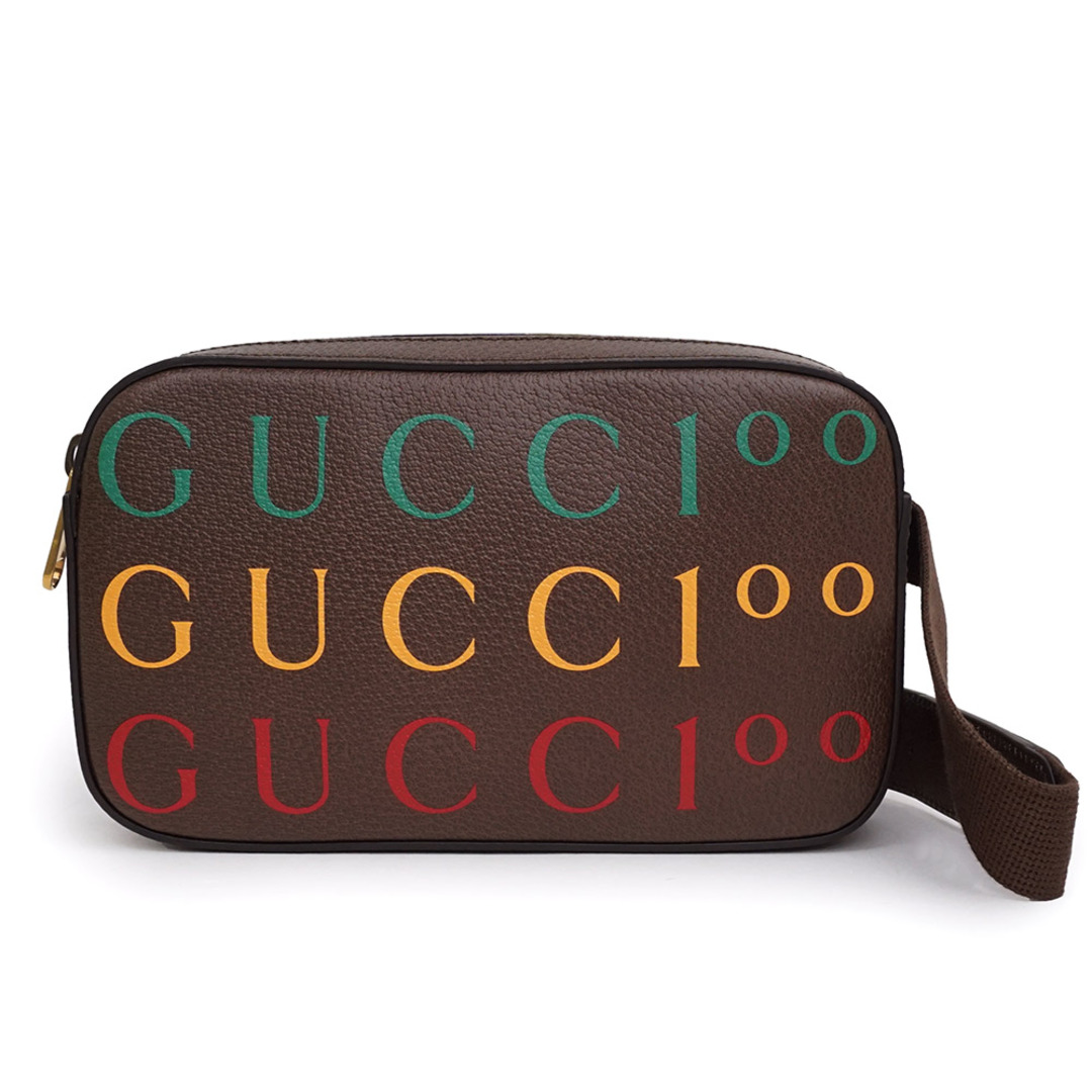 Gucci(グッチ)のグッチ GUCCI カーフ レザー  100周年記念 ベルトバッグ ボディバッグ ウエストバッグ ブラウン 茶 602695 （新品・未使用品） レディースのバッグ(ボディバッグ/ウエストポーチ)の商品写真