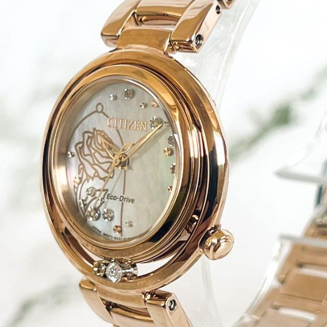 CITIZEN シチズン レディース 腕時計 アクセサリー Minnie Mouse Gold-Tone Stainless Steel  Bracelet Watch 30mm