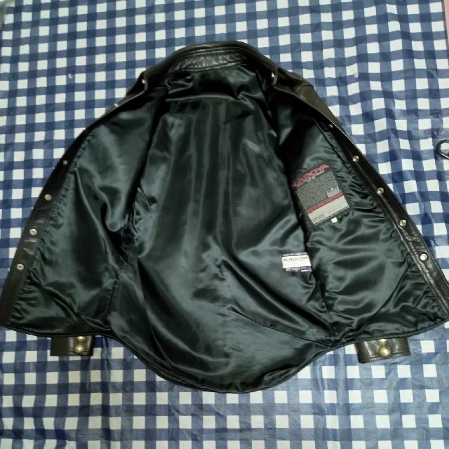 KADOYA カドヤ レザージャケット　シャツ Lサイズ メンズのジャケット/アウター(レザージャケット)の商品写真