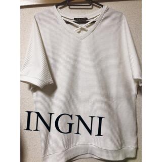 イング(INGNI)のINGNI / フロントクロスVネックトップス(Tシャツ(半袖/袖なし))