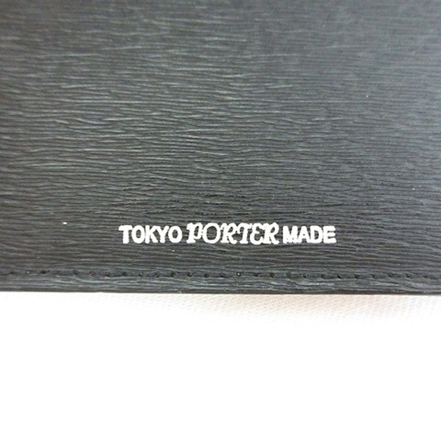 PORTER(ポーター)のポーター PORTER カードケース パスケース 名刺入れ レザー ブラック メンズのファッション小物(名刺入れ/定期入れ)の商品写真