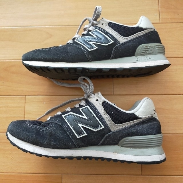 New Balance(ニューバランス)のニューバランス　ML574EGK (Ｄ)　24　ブラック メンズの靴/シューズ(スニーカー)の商品写真