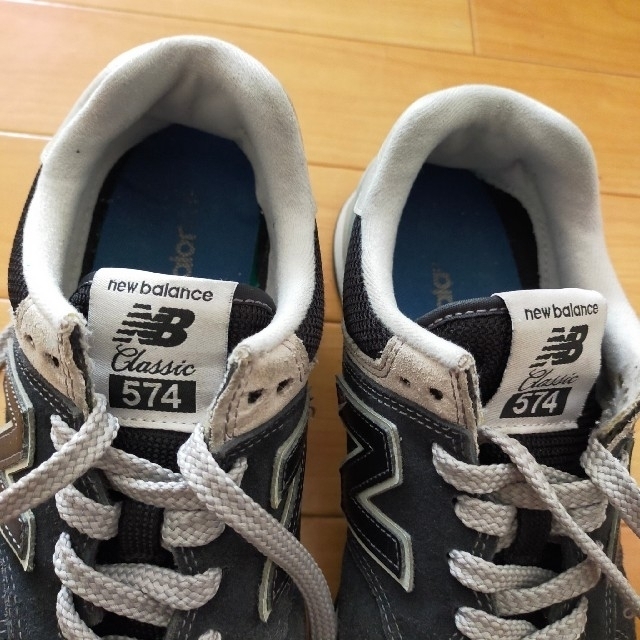 New Balance(ニューバランス)のニューバランス　ML574EGK (Ｄ)　24　ブラック メンズの靴/シューズ(スニーカー)の商品写真