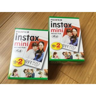 フジフイルム(富士フイルム)の富士フイルム チェキ フイルム2本パック×２箱セットinstax mini (その他)