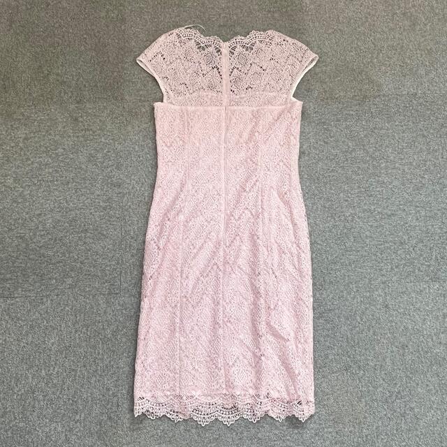 LAUREL ESCADA ピンクレースワンピ34