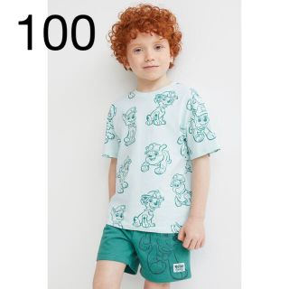 エイチアンドエム(H&M)の《最新作》新品未開封　パウパトロール　Tシャツ＆ショートパンツ　100(Tシャツ/カットソー)