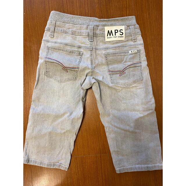 MPS(エムピーエス)の★美品【男女兼用】ハーフパンツ/デニム キッズ/ベビー/マタニティのキッズ服男の子用(90cm~)(パンツ/スパッツ)の商品写真