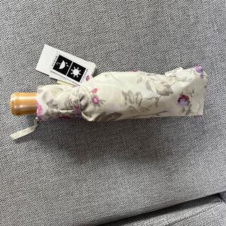 ★希少・新品★LAURA ASHLEY パンチエッドロージズ折り畳み軽量傘 UV