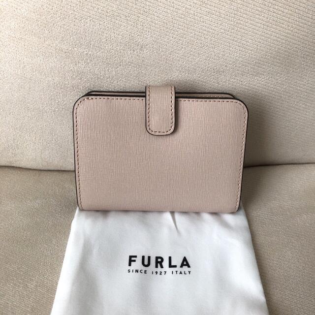 新品未使用品　フルラ   FURLA 折り財布　ベージュ　バビロン