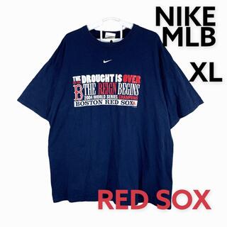 ナイキ(NIKE)のNIKE ナイキ Tシャツ　MLB REDSOX XL オーバーサイズ　半袖(Tシャツ/カットソー(半袖/袖なし))