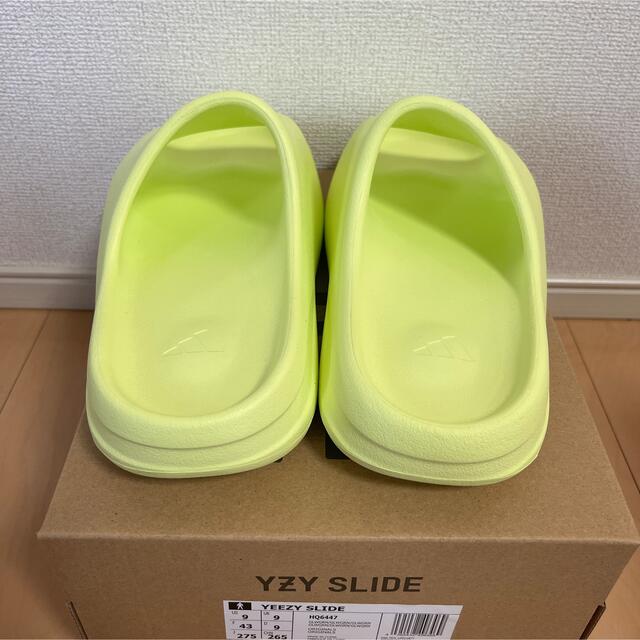 adidas(アディダス)の27.5cm YEEZY SLIDE adidas サンダル イエロー ye メンズの靴/シューズ(サンダル)の商品写真