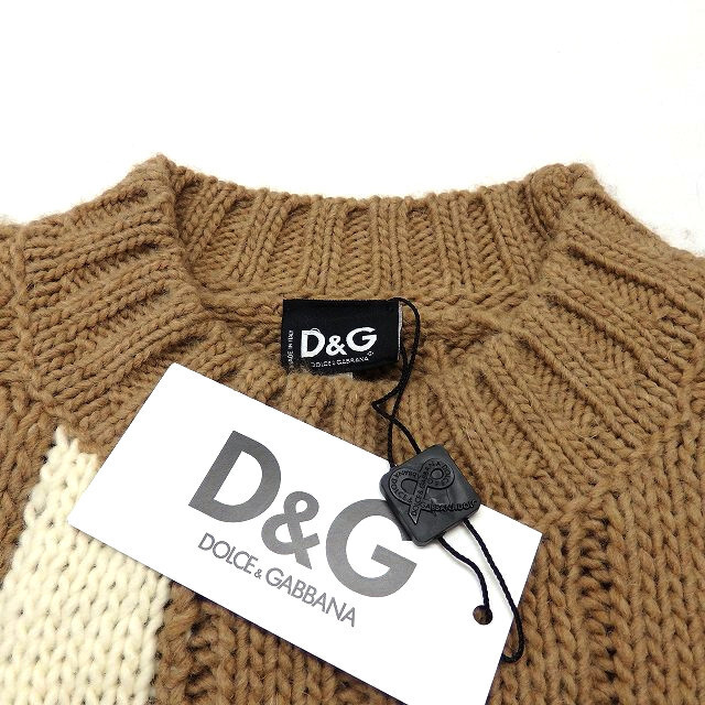 代引き人気 定価50万超 DOLCEGABBANA カシミア100% ケーブルニット