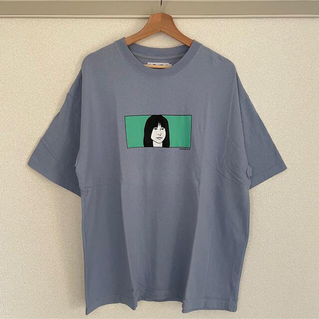 BEAMS(ビームス)のDunno Tシャツ Lサイズ ドノウ ブルー 女の子モチーフ メンズのトップス(Tシャツ/カットソー(半袖/袖なし))の商品写真