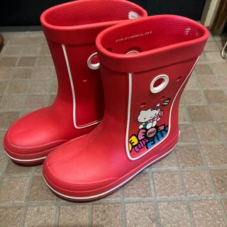 クロックス(crocs)の長靴　クロックス　J3 22cm ハローキティ(長靴/レインシューズ)