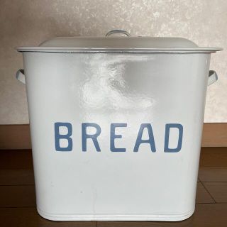 ホーローブレッド缶　アンティーク　bread缶(収納/キッチン雑貨)