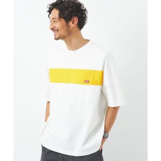 チャムス(CHUMS)の【別注】＜CHUMS（チャムス）＞ ライン ポケット Tシャツ カットソー(Tシャツ/カットソー(半袖/袖なし))