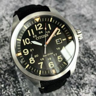 CITIZEN - 新品☆シチズン ソーラー エコドライブ CITIZEN ミリタリー