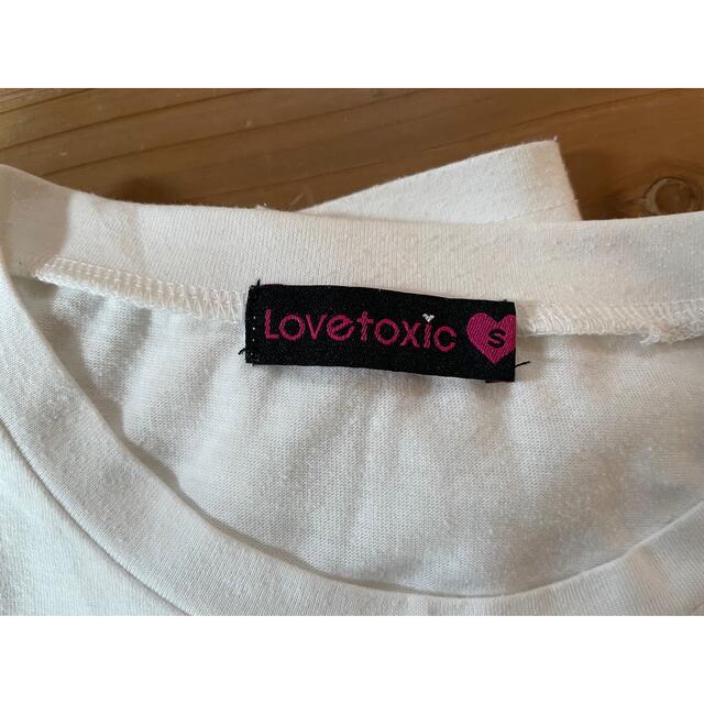 lovetoxic(ラブトキシック)のlovetoxic 女の子 キッズ ロゴ Tシャツ 140 キッズ/ベビー/マタニティのキッズ服女の子用(90cm~)(Tシャツ/カットソー)の商品写真