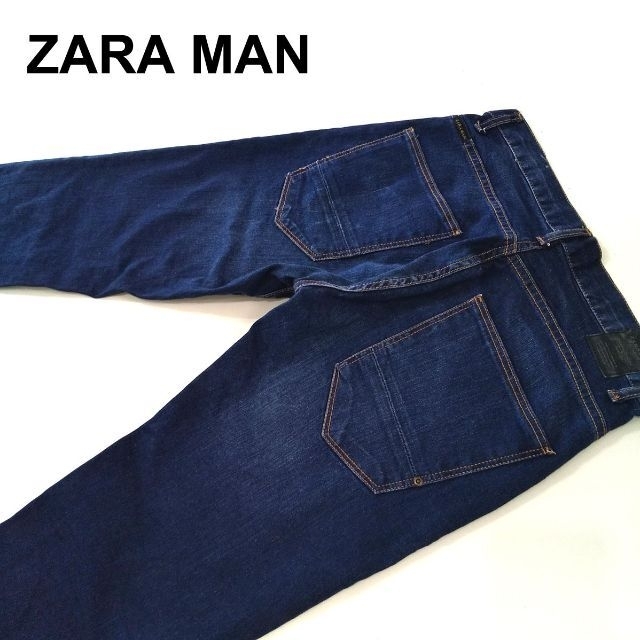 ZARA(ザラ)のZARA MANテーパード　ストレッチデニムパンツW30約78cm メンズのパンツ(デニム/ジーンズ)の商品写真