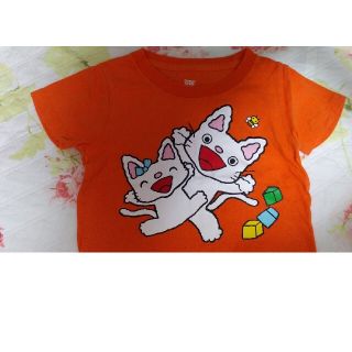 グラニフ(Design Tshirts Store graniph)のノンタンTシャツオレンジ90グラニフ(Tシャツ/カットソー)