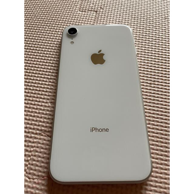 値下げOK良品！極美品！iPhone XR 128 ホワイト 美品 SIMフリー