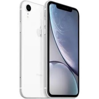 アップル(Apple)の新品同様　iPhone XR 極美品　SIMフリー　WHITE 128g(スマートフォン本体)