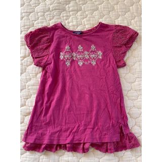 アナスイミニ(ANNA SUI mini)のアナスイミニ　Tシャツ　刺繍　140(Tシャツ/カットソー)