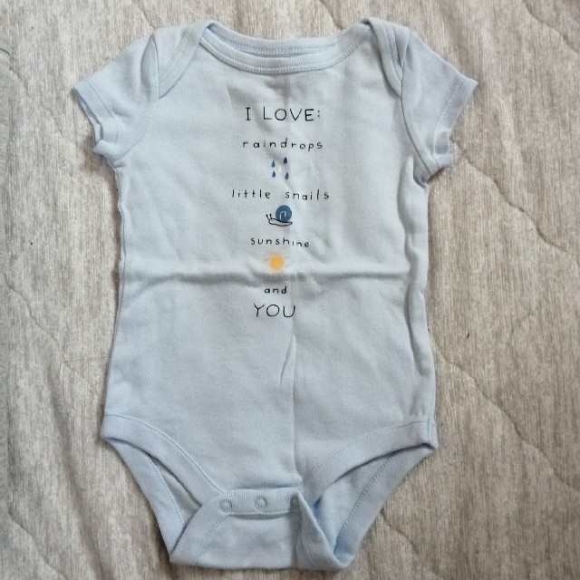 babyGAP(ベビーギャップ)のbabyGAP 3〜6month 半袖 肌着 ロンパース 2枚セット キッズ/ベビー/マタニティのベビー服(~85cm)(ロンパース)の商品写真