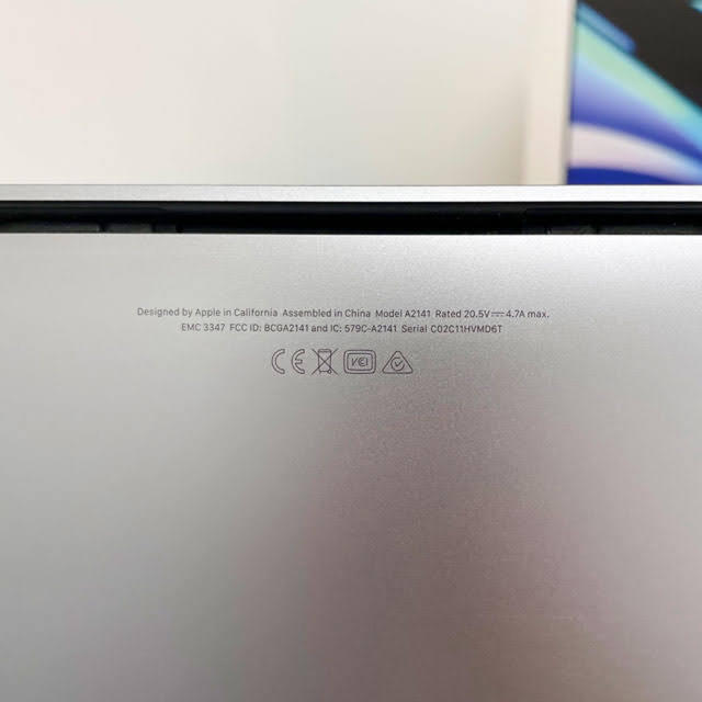 Mac (Apple)(マック)のMacBook Pro (16-inch,2019) Core i9 CTO  スマホ/家電/カメラのPC/タブレット(ノートPC)の商品写真