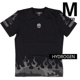 ハイドロゲン(HYDROGEN)の新品　ハイドロゲン HYDROGEN テニス　Tシャツ　Mサイズ　BLACK　黒(Tシャツ/カットソー(半袖/袖なし))