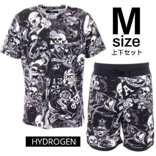 ハイドロゲン(HYDROGEN)のハイドロゲン HYDROGEN テニス　Tシャツとハーフパンツのセット Mサイズ(Tシャツ/カットソー(半袖/袖なし))