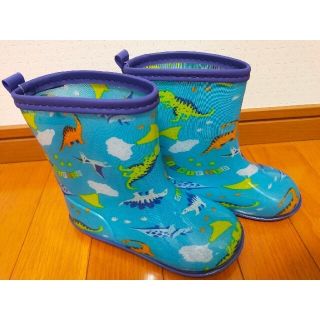 キッズフォーレ(KIDS FORET)のKids Foret　長靴　レインシューズ　18.0cm　恐竜(長靴/レインシューズ)