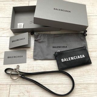 バレンシアガ(Balenciaga)のバレンシアガ　CASH カードケース付きキーリング(コインケース/小銭入れ)