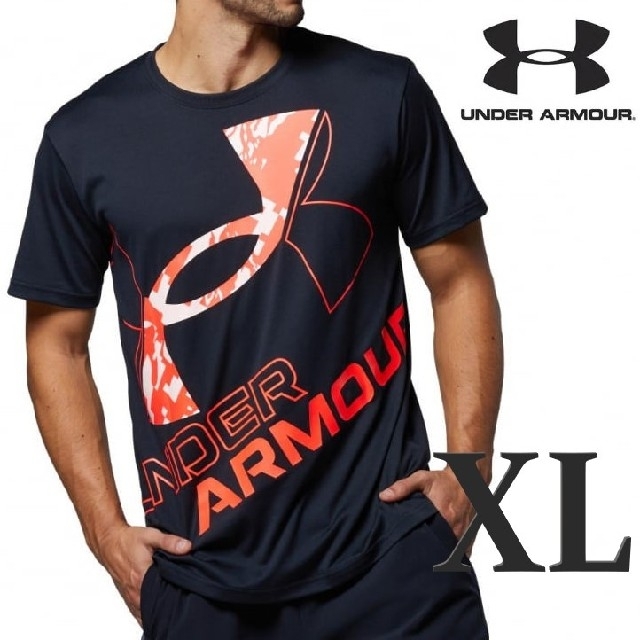 UNDER ARMOUR(アンダーアーマー)の新品 黒 XL アンダーアーマーメンズ 半袖 Tシャツ スポーツ Tシャツ メンズのトップス(Tシャツ/カットソー(半袖/袖なし))の商品写真