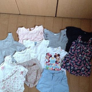 ベビーギャップ(babyGAP)の女の子　15点 セットアップ　80〜95センチ(Tシャツ/カットソー)